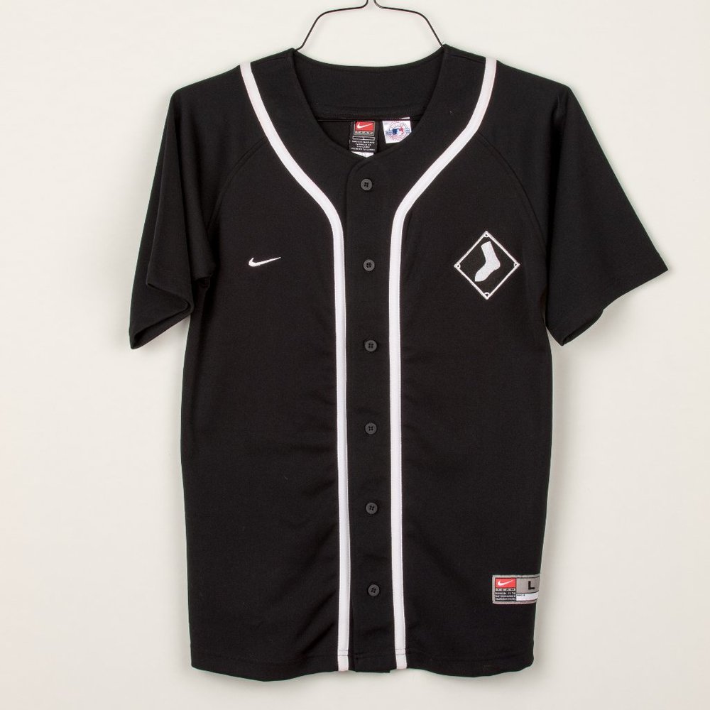 NIKE - Boys White Sox Baseball Style Jersey